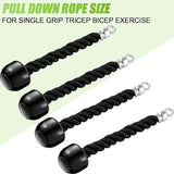 1pc Pull Down Rope, Single Grip Tricep And Bicep Exercise Attachment For Cable Machines