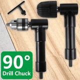 90° Electric Right Corner Extension Fitting Conversion Head Angle Drill Adapter Narrow Space Drilg Tool