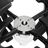 Wind Turbine Kit 1200W 4 Blade Generator AC Motor Solar System Lantern Type DoubleLayer Black(12V )