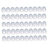 50 Pieces Durable Aluminum Longboard Skateboard Bearing Spacer 10mm X 11mm