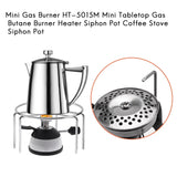 HT-5015M Mini Tabletop Gas Butane Burner Heater Coffee Stove Siphon Pot