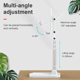 Foldable Tablet Mobile Phone Desktop Holder Aluminum Alloy Telescopic Bracket For Live video Learning Cellphone Stand