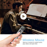 Remote, Rechargeable Wireless Presenter for PowerPoint, PowerPoint Clicker with Hyperlink