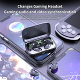 Two Pairs of Headphones TWS Wireless Bluetooth 5.3 Earphones Stereo Noise Reduction Sports Waterproof Headsets With Microphone