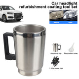 220V Electric Atomizer Cup Car Headlights Taillights Repair Polishing Cleaning Tools Motorcycle Lights Headlamp Lens Restoration