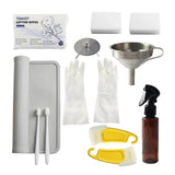 3D Printer Tool Kit with Scraper Brush Use to Transfer Cleaning Resin Vat FEP Film Build Bed Plate