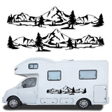 New Mountain Forest Totem Decoration Car Refitting Garland Pine Tree Pattern Side Door Body o Vehicle Sticker