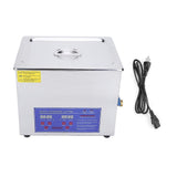 10L Digital Cleaning Machine Ultrasonic Cleaner Bath Tank Timer Heated Machine