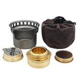 Furnace Windproof Alcohol Stoves Outdoor Cooking Stoves,Grey
