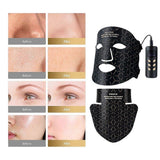 LED Phototherapy Beauty Face Mask Skin Rejuvenation Anti Wrinkle Silicone Mask Fk