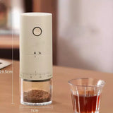 New 1500mAh Electric Externally Adjustable Type-C Charging Burr Grinder Bean Grinding hine Coffee Maker