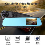 Video Recorder DVR Full Hd 1080p Reverse Image With Dual Lens Dash Cam Car Camera Mirror