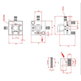 Adjustment Beam Expansion Lens Four-Dimensional Optical Mount
