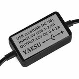 YAESU Walkie Talkie Charging Cable USB Power Supply for VX-5R/VX-6R/VX-7R/VX-8R/8DR/8GR/FT-1DR Battery Charger