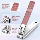 26 PCS Professional Clippers Pedicure Nail Cutter Scissor Cuticle Nipper Nails Tool Foot Face Grooming Kit Manicure Set