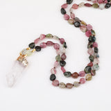 Natural Rainbow Fluorite Mara Necklace Beads