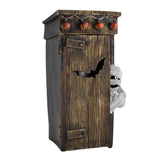 Animated Resin Mummy Toilet Decoration For Halloween - Outdoor Spooky Ornament For Haunted House