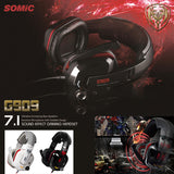 Somic Wired Headset USB Interface Professional Gaming Home Headphone