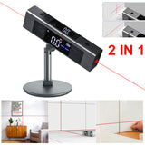 Digital Level Incometer Laser Protractor Angle Ruler Dual-Screen Type-C Rechargeable Construction Measurement Tool