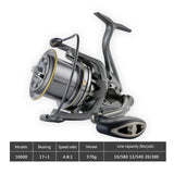 Huidiao Stainless Steel Bearing Spinning Fishing 8000 9000 10000 12000 14000 25KG Powerful Reel Saltwater Fresh Water Drag