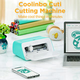 COObo Cuti Vinyl Cutter DIY Smart hine for Creating Customized Labels Cards Crafts Comes Wifi BT USB Connection