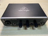 BEHRINGER U-PHORIA UMC22 Live Recording Audio Interface Mic Amplifier USB External Audio Interface
