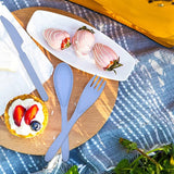4Pcs Reusable Plastic Spoon Cutlery, Portable Cutlery Set For Kids Adult Travel Picnic Camping