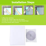 Mesh 4 x 5 FT Roll Replacement for Window Door and Screen Protection Patio Screens