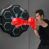 Music Training Punching Equipment - BT Wall Mounted Machine for Home Exercise