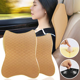 3D Memory Foam Head Rest Adjustable Auto Headrest Travel Neck Cushion Car Pillow Interior Support Holder
