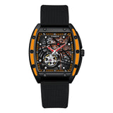 2022 GUANQIN Luxury Fashion Sapphire Mechanical Automatic Watch Men's Watch Stainless Steel Hollow Tourbillon Men's Accessories