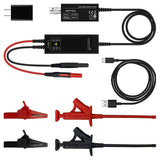High Voltage Differential Probe 200MHz Bandwidth 50X 500X Attenuation Dual Range Selection Oscilloscope Probe 100240V US Plug