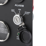12V/24V Cluster Water Temperature Voltage Display with Ignition Keys Pressure Oil Level Gauge