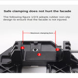 Woodworking Hinge Locator W/ Router Bit Alloy Guide Plate Slotting Opener Jig Slot hine Installation Lock Fixer