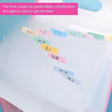 3 PCS Paper Storage Scrapbook Paper Organizer 12X12 Scrapbook Paper Storage Organizer Pink For Holding Scrapbook, Vinyl Paper