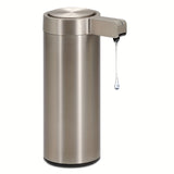 1pc Touchless Automatic Soap Dispenser - 9oz Stainless Steel Lotion Dispenser for Bathroom - Convenient and Hygienic Countertop Soap Dispensers - Perfect Bathroom Accessories