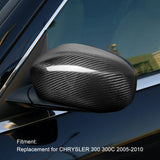 Rearview Door Mirror Cover Deform Proof Antiscratch Door Wing Mirror Cover  High Strength Perfect Fit Carbon Fiber for Car