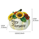 Halloween Simulation Pumpkin Model Artificial Craft Fall Decor Lightweight Small Carved Resin Pumpkins For Desktop