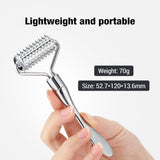 Microneedle for Face Zinc Alloy Derma Roller Painless Micrn Skincare Facial Manual Massager Beauty Tools