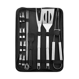 18-piece Grill Tool Set, Bbq Grill Cutlery Tool Set Grill Set, Grill Turner, Grill Brush, Grill Skewers, Meat Fork