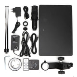 Full Set 34MP Digital Industrial Soldering Microscope Camera HDMI USB Outputs100-240v