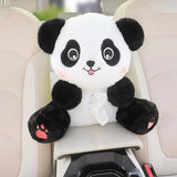 Tissue Boxes Cartoon Panda Plush Bins Cute Interior Trash Car Bucket Female Umbrell Phone Storage Box
