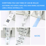 T6 fully automatic barcode self-adhesive washable label rewinder roll Paper hine winding