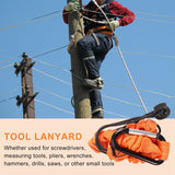 Tool Lanyard,3 Pcs with Carabiner,Shock Absorbing Adjustable Safety Lanyard for Work Tools