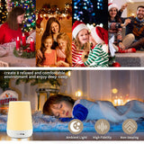 White Noise Baby Sleep Sound hine Colorful Night Lights 28 Soothing Sounds 30min/60min/90min Timer
