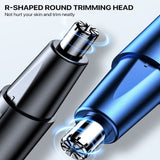 Men's Usb Rechargeable Electric Trimmer Trimming Scissors Nose Hair Shaver