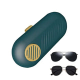 Glasses Case Visor Clip Sunglass Holder For Car Eyeglasses Storage Box Sunglasses Travel