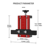 Cabinet Locator Support Clamp - Aluminum Alloy Woodworking Tool for Door Handle Installation and Positioning Punching.