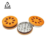 CRUSHER Hamburger Cigarette Mill Grinder 3 Layers Tobacco Herb Grinders Diameter 55mm Herbal Crusher for Smoking Accessories
