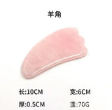Rose Quartz Powder Crystal Jade Roller Massage Spa Pink Face Massagers Gua Sha Natural Stone Beauty Tools Facial Lift Up